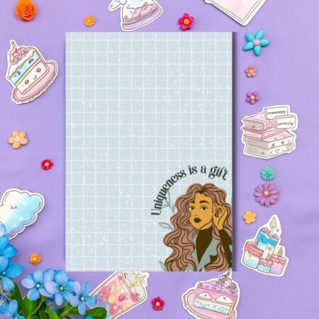 Affirmation Quotes Girl Notepad - Design 5
