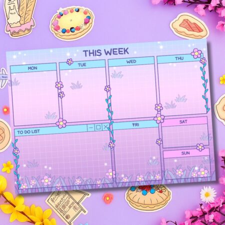 Aesthetic Pink Weekly Planner