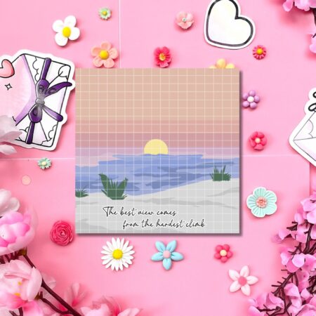 Aesthetic Nature Memopad Design - 1