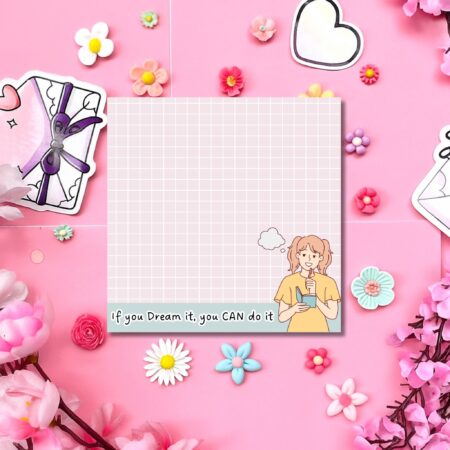 Autumn Girl Memopad Design – 2