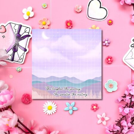 Aesthetic Nature Memopad Design - 17